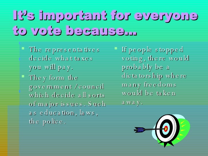 why should we vote essay why is voting an important responsibility